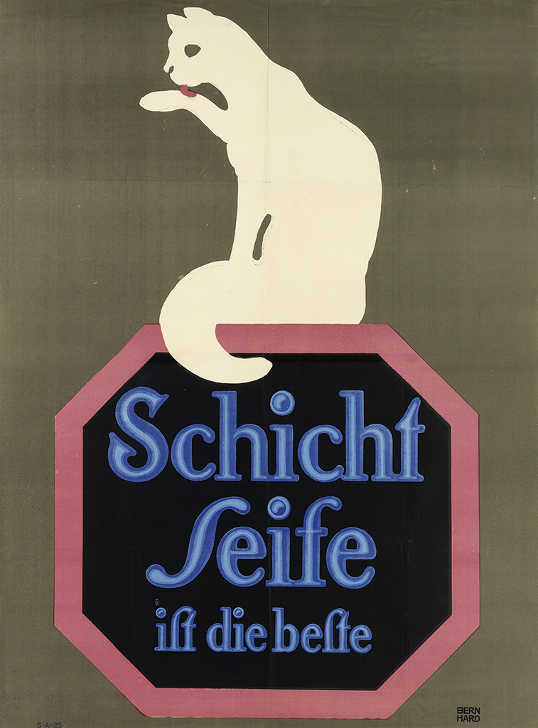 LUCIAN BERNHARD (1883-1972). SCHICHT SEIFE. 1910. 48x36 inches, 123x91 cm.
